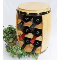 DanDiBo Ambiente Weinregal 42 cm Naturlack