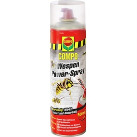 Compo Wespen Power-Spray, Inkl. Power-Düse, Wespenspray zur Wespen-Abwehr, Sofort- und Langzeitwirkung, 500 ml