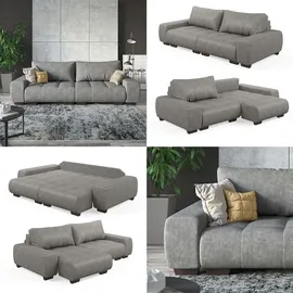 VitaliSpa Sofa Perry, Grau 260 x 160 cm