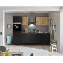 BASIC by Balculina Küchenzeile Turin 270 cm schwarz