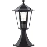 Brilliant Außenstandleuchte Glas Metall 36,0 cm 1x E27 schwarz