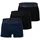 Diesel MIKE-D-CORE Boxershorts Schwarz / Blau M 3er Pack