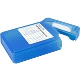 Logilink UA0133 Festplatte Schutzhülle für 1x 8,9 cm (3,5 Zoll) HDD, blau