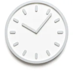 Magis Tempo Wanduhr, grau