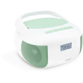 Mooov CD Player Radio Mady Bluetooth, MP3 mit USB-Anschluss, Micro-SD-Karte - Grün - mooov 477186