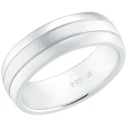 Fingerring AMOR "Uni Chic" Gr. 64, silber (silberfarben), Fingerringe, Damen, 64, Silber 925 (Sterlingsilber), 5mm