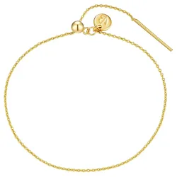 Glanzstücke München Halskette aus Sterling Silber in Gelbdold Armbänder & Armreife   Damen 