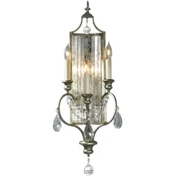 Gianna 3-flammige Wandleuchte - Vergoldetes Silber