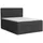 dein schlaf 24 BOXBETT DARO 160/200 in Velour/Cord Anthrazit - Dunkelgrau