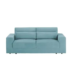 Big Sofa 2,5 Sitzer Branna , türkis/petrol , Maße (cm): B: 209 H: 89 T: 102