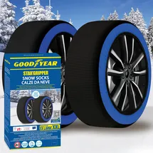 Goodyear Calze da Neve Star Gripper Zugelassen Italien Aus Stoff Größe XXL, per R15 - R22 (Misure per Pneumatici Dettagliate all'Interno)