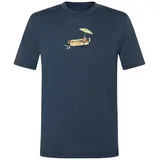 super.natural Trainingsshirt Hot Dog" in Dunkelblau - 110