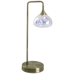 NÄVE LED-Tischleuchte »Varna«, BxL: 175 x 175 mm, inkl. Leuchtmittel - braun