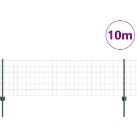 vidaXL Zaun 0,6 x 10 m Grün/Stahl
