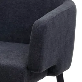 Mendler Esszimmer-Set HWC-L13, 4er-Set Stuhl+Sitzbank Esszimmergruppe Sitzgruppe Esszimmergarnitur, Stoff/Textil ~ anthrazit