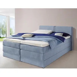 HAPO Boxspringbett 200 x 200 cm Blau