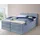 HAPO Boxspringbett 200 x 200 cm Blau