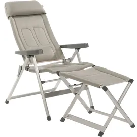 Travellife Campingstuhl Lucca Comfort Silber