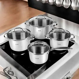 Husla Blossom Topf-Set 8-tlg. Edelstahl