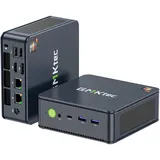 GMKtec Mini-PC 5825U, M5 Plus Dual LAN 2.5G Desktop-Computer Windows 11 Pro, AMD Ryzen 7 5825U (8 C/16 T4,50 GHz), 16 GB DDR4 RAM + 512 GB PCIe-SSD, WiFi 6E, USB 3.2, USB-C, BT 5.2, DP, HDMI