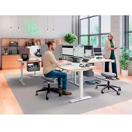 Leitz Schreibtisch 140x80cm Weiß