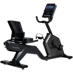 Ergometer SCHWINN FITNESS "Schwinn 590R", grau (grau, schwarz), Fahrradtrainer, ohne Unterlegmatte, Kompatibel mit JRNY-App*, B:71cm H:119cm L:169cm