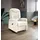 sit&more TV-Sessel Morten Kunstleder 76 x 113 x 78 cm Beige mit Motor und Aufstehhilfe