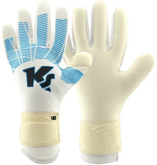 KEEPERsport Varan8 Challenge NC TW-Handschuhe Weiss Blau F804
