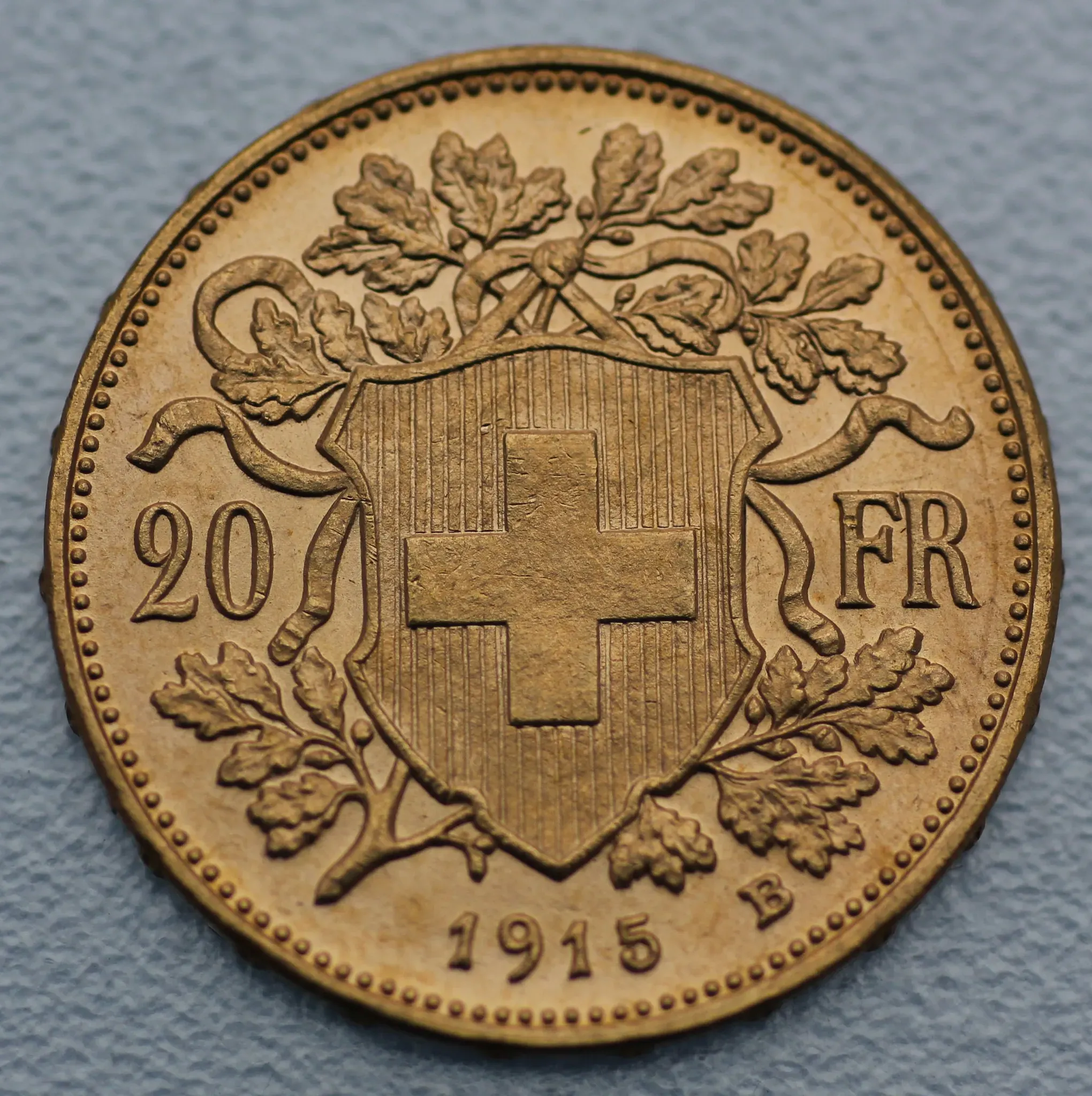 Goldmünze 20 SFR 