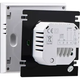 Lixada Irishom 16A Temperaturregler wöchentlich programmierbar LCD-Display T-Touch-Bildschirm