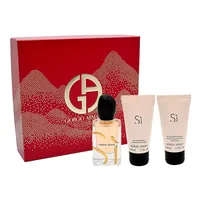 Giorgio Armani Si Eau de Parfum 50 ml + Body Lotion 50 ml + Shower Gel 50 ml Geschenkset