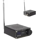 All-Band-Kurzwellen-Radioempfänger, ATS 20+ FM AM LW SW SSB World Band Tragbarer Digitalempfänger, Eingebauter Lautsprecherantenne, 0,96-Zoll-Bildschirm für Outdoor-Camping
