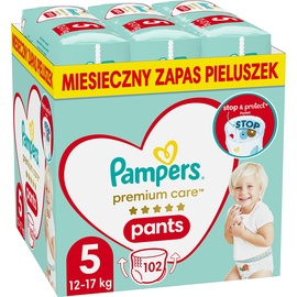 Pampers (Alte Version), Pants Windeln Größe 5 (12-17kg), 102 Stück