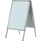 Franken Kundenstopper Standard silber DIN A0 2 Fächer 89,0 x 98,0 x 144,0 cm, 1 St.