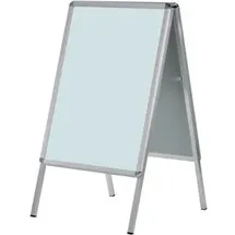 Franken Kundenstopper Standard silber DIN A0 2 Fächer 89,0 x 98,0 x 144,0 cm, 1 St.