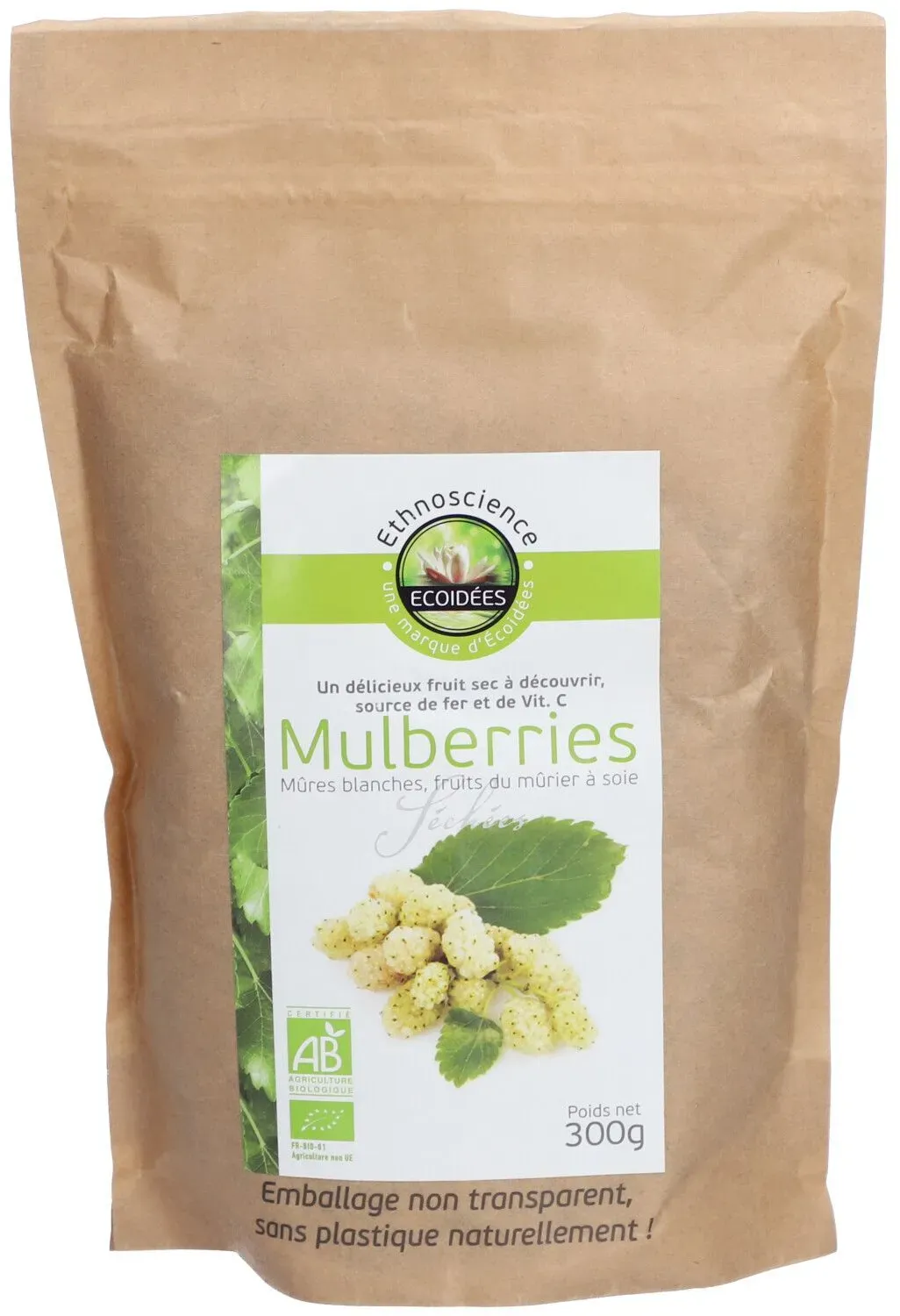 Mulberries, mûres blanches 300 g