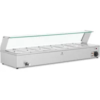 Royal Catering Bain Marie 6 GN 1/3 Behälter -