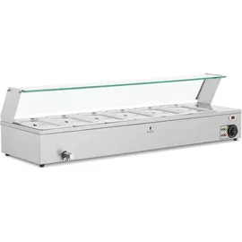 Royal Catering Bain Marie 6 GN 1/3 Behälter -
