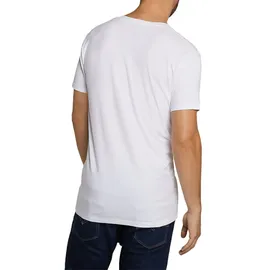 Bamboo basics Herren T-Shirt VELO, 4er Pack - Unterhemd, V-Neck, Single Jersey, Weiß 2XL