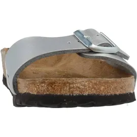 Birkenstock Madrid Birko-Flor schmal silber 35