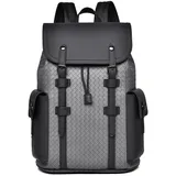 FANDARE PVC Tagesrucksack Herren Rucksack City Kurierrucksack Herren Einkaufsrucksack Daypack Rucksack Wasserdicht Arbeitsrucksack Rucksack Uni Radfahren Rucksack Business City Rucksack Grau A