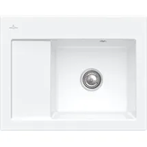Villeroy & Boch Subway 45 Compact rechts snow white + Handbetätigung + Lochbohrungen 1 + 2 + 3
