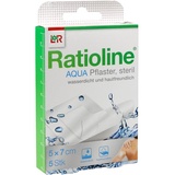 Lohmann & Rauscher Ratioline aqua Duschpflaster Plus 5x7 cm steril