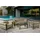 konsimo® TRIGLO Garten-Lounge-Set 4-tlg. dunkelgrau/beige