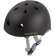 Polisport Urban Radical Fahrradhelm S 53-55cm Schwarz Grün Graffiti