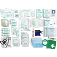 HM Arbeitsmedizin Komplett-Set Erste-Hilfe nach aktueller DIN/EN 13169 PLUS 3 für Betriebe inkl. Sprühpflaster & Notfallbeatmungshilfe