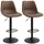 Homcom Barhocker 43 x 49,5 x 91-111 cm Braun