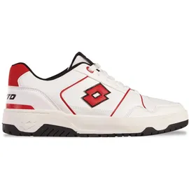 lotto Boxscore Unisex Sneaker Weiß/Rot 45
