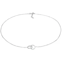 Elli Choker Ringe Kreis Minimal Trend 925 Silber silberfarben Damen 