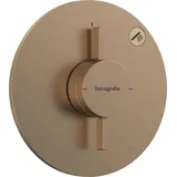 Hansgrohe DuoTurn S Unterputz-Duscharmatur mit Mischer für 1 Verbraucher Brushed Bronze 75618140